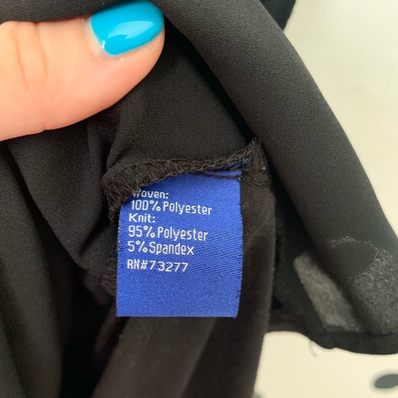 🌈5/$25🌈Apt 9 black blouse size 3X - Picture 9 of 10